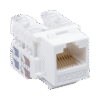 Módulo Jack Keystone Cat6 con terminación 110 (Punchdown) para faceplate - Color Blanco Módulo Jack Keystone Cat6 con terminación 110 (Punchdown) para faceplate - Color Blanco