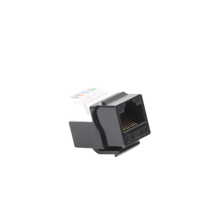 Módulo Jack Cat6 sin herramienta (toolless) keystone - Color Negro