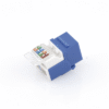 Módulo Jack Cat6 sin herramienta (toolless) keystone - Color Azul Módulo Jack Cat6 sin herramienta (toolless) keystone - Color Azul