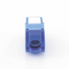 Módulo Jack Keystone Cat6 (toolless), con terminación en ángulo 180 º Color Azul, Compatible con Faceplate y Patchpanel Linkedpro