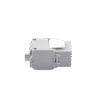 Módulo Jack Keystone Cat6 (toolless), con terminación en ángulo 180 º Color Gris, Compatible con Faceplate y Patchpanel Linkedpro