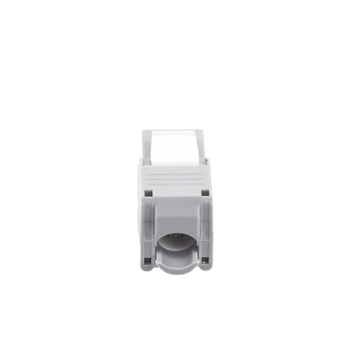 Módulo Jack Keystone Cat6 (toolless), con terminación en ángulo 180 º Color Gris, Compatible con Faceplate y Patchpanel Linkedpro