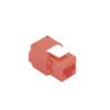 Módulo Jack Keystone Cat6 (toolless), con terminación en ángulo 180 º Color Rojo, Compatible con Faceplate y Patchpanel Linkedpro Módulo Jack Keystone Cat6 (toolless), con terminación en ángulo 180 º Color Rojo, Compatible con Faceplate y Patchpanel Linkedpro