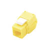 Módulo Jack Keystone Cat6 (toolless), con terminación en ángulo 180 º Color Amarillo, Compatible con Faceplate y Patchpanel Linkedpro