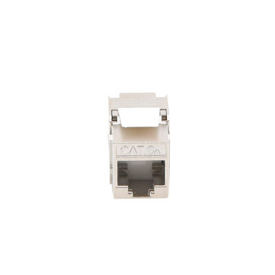 Módulo Jack Keystone Cat6A Blindado (STP) sin herramienta (toolless) para faceplate Módulo Jack Keystone Cat6A Blindado (STP) sin herramienta (toolless) para faceplate