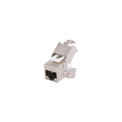Módulo Jack Keystone Cat6A Blindado (STP) sin herramienta (toolless) para faceplate Módulo Jack Keystone Cat6A Blindado (STP) sin herramienta (toolless) para faceplate