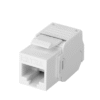 Módulo Jack Keystone Cat6A (toolless), con terminación en ángulo 180 º Color Blanco, Compatible con Faceplate y Patchpanel Linkedpro Módulo Jack Keystone Cat6A (toolless), con terminación en ángulo 180 º Color Blanco, Compatible con Faceplate y Patchpanel Linkedpro
