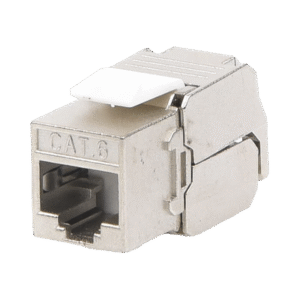 Módulo Jack Keystone Cat6 Blindado (STP) sin herramienta (toolless)