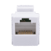 Acoplador UTP Cat6A hembra RJ45 a RJ45 hembra Color Blanco