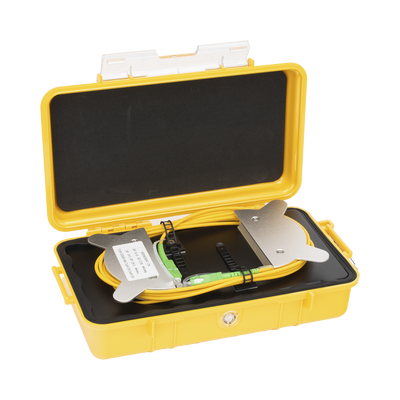 Bobina de Lanzamiento monomodo de 1 km con conectores SC/APC