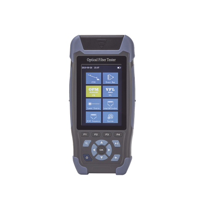 Mini OTDR para Fibra Óptica Monomodo / Longitud de Onda 1310nm y 1550nm / Función VFL 10mW / Función OPM / Mapeo de Cables de Red RJ45 / Recargable / Distancia de prueba hasta 64 km Mini OTDR para Fibra Óptica Monomodo / Longitud de Onda 1310nm y 1550nm / Función VFL 10mW / Función OPM / Mapeo de Cables de Red RJ45 / Recargable / Distancia de prueba hasta 64 km