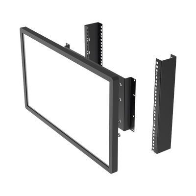 Montaje para Monitor VESA 75x75 hasta 200x200. Compatible con rack 19" 5U.