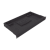 Distribuidor de fibra óptica vacio 19in, Acepta 4 placas Acopladoras de Linkedpro, hasta 24 fibras, 1UR, Incluye charola de empalme