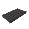 Distribuidor de fibra óptica vacio 19in, Acepta 4 placas Acopladoras de Linkedpro, hasta 24 fibras, 1UR, Incluye charola de empalme