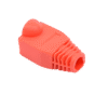 Bota Plástica para protección de Plug RJ45, Color Rojo