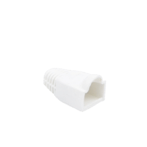 Bota Plástica para protección de Plug RJ45, Color Blanco