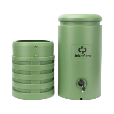 Pedestal para Cajas de Empalme de Fibra Óptica Cilíndrico Color Verde con Bracket Estandar (No incluye caja de empalme)