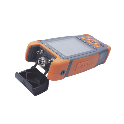 Medidor de Potencia Óptica (OPM) para Fibra Óptica en Redes FTTx / Soporta 3 Longitudes de Onda: 1310nm , 1490nm y 1550nm / Incluye Función VFL 10mW / Incluye Función para Probar de cables RJ45 / Recargable Medidor de Potencia Óptica (OPM) para Fibra Óptica en Redes FTTx / Soporta 3 Longitudes de Onda: 1310nm , 1490nm y 1550nm / Incluye Función VFL 10mW / Incluye Función para Probar de cables RJ45 / Recargable