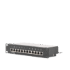 Panel de parcheo de impacto (110) Blindado (STP) de 12 puertos Cat6, 10in