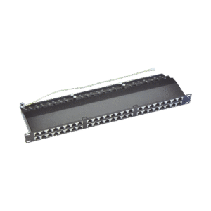 Panel de parcheo de impacto (110) blindado de 48 puertos Cat6A Panel de parcheo de impacto (110) blindado de 48 puertos Cat6A