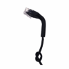 Mini Patch Cord Cat6 Ultra Slim 10 m Negro – Ahorra Espacio sin Organizadores, con Bota Flexible