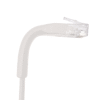 Mini Patch Cord Cat6 Ultra Slim 2 m Blanco – Ahorra Espacio sin Organizadores, con Bota Flexible