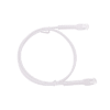 Mini Patch Cord Cat6 Ultra Slim 2 m Blanco – Ahorra Espacio sin Organizadores, con Bota Flexible