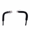 Mini Patch Cord Cat6 Ultra Slim 3 m Negro – Ahorra Espacio sin Organizadores, con Bota Flexible