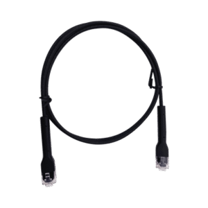 Mini Patch Cord Cat6 Ultra Slim 5 m Negro – Ahorra Espacio sin Organizadores, con Bota Flexible