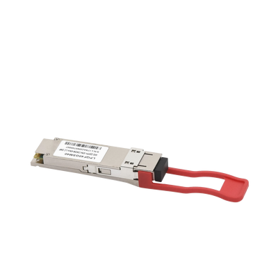 Transceptor Óptico QSFP+ (Mini-Gbic) / Monomodo 1310 nm / 40 Gbps / 40GBASE-ER4 /Conectores LC/UPC Dúplex / DDM / Hasta 40 km Transceptor Óptico QSFP+ (Mini-Gbic) / Monomodo 1310 nm / 40 Gbps / 40GBASE-ER4 /Conectores LC/UPC Dúplex / DDM / Hasta 40 km