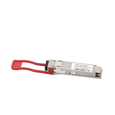 Transceptor Óptico QSFP+ (Mini-Gbic) / Monomodo 1310 nm / 40 Gbps / 40GBASE-ER4 /Conectores LC/UPC Dúplex / DDM / Hasta 40 km Transceptor Óptico QSFP+ (Mini-Gbic) / Monomodo 1310 nm / 40 Gbps / 40GBASE-ER4 /Conectores LC/UPC Dúplex / DDM / Hasta 40 km