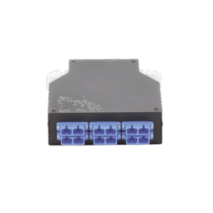 Distribuidor de Fibra óptica para Riel Din, 6 Acopladores SC/UPC Duplex Monomodo con Charola de Empalme Distribuidor de Fibra óptica para Riel Din, 6 Acopladores SC/UPC Duplex Monomodo con Charola de Empalme