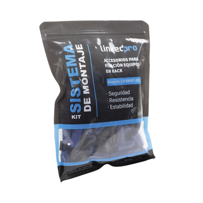 Kit de Montaje Rápido para Equipos en Rack / No más Tuercas Enjauladas / Soporta hasta 50 kg (50 Piezas)