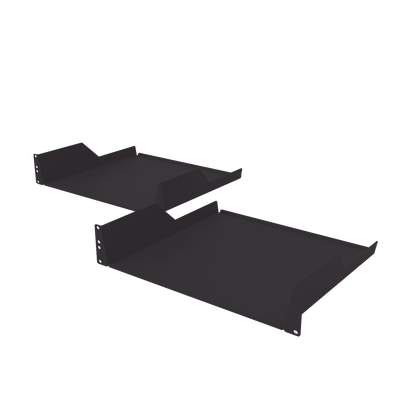Charola para soportar equipos en Rack de 19" y 39 cm de Profundidad, 2U, Juego de 2 piezas iguales Charola para soportar equipos en Rack de 19" y 39 cm de Profundidad, 2U, Juego de 2 piezas iguales