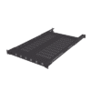 Charola Ventilada para Soportar Equipos en Rack, Profundidad Ajustable de 495 a 965 mm, 1U, Color Negro