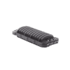 Caja de Distribución de Fibra Óptica Horizontal, hasta 96 empalmes, Exterior IP68, 2 puertos de entrada y salida