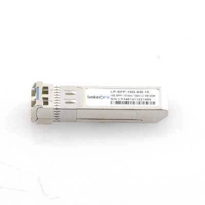 Transceptor Óptico SFP+ (Mini-Gbic) / Monomodo 1310 nm / 10 Gbps / 10GBASE-LR / Conectores LC/UPC Dúplex / DDM / Hasta 10 km Transceptor Óptico SFP+ (Mini-Gbic) / Monomodo 1310 nm / 10 Gbps / 10GBASE-LR / Conectores LC/UPC Dúplex / DDM / Hasta 10 km