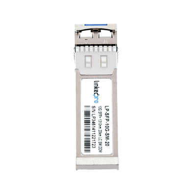 Transceptor Óptico SFP+ (Mini-Gbic) / Monomodo 1310 nm / 10 Gbps / 10GBASE-LR / Conectores LC/UPC Dúplex / DDM / Hasta 20 km
