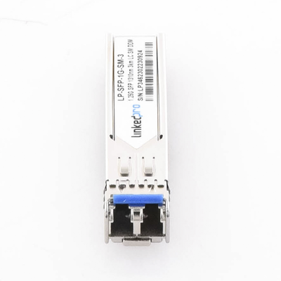 Transceptor Óptico SFP (Mini-Gbic) / Monomodo 1310 nm / 1.25 Gbps / 1000BASE / Conectores LC/UPC Dúplex / DDM / Hasta 3 km Transceptor Óptico SFP (Mini-Gbic) / Monomodo 1310 nm / 1.25 Gbps / 1000BASE / Conectores LC/UPC Dúplex / DDM / Hasta 3 km