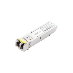 Transceptor Óptico SFP (Mini-Gbic) / Monomodo 1550 nm / 1.25 Gbps / 1000BASE-ZX / Conectores LC/UPC Dúplex / DDM / Hasta 80 km