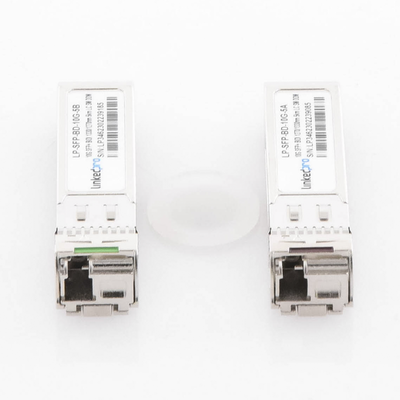Transceptores Ópticos Bidireccionales SFP+ (Mini-Gbic) / Monomodo 1270 & 1330 nm / 10 Gbps / 10GBASE-BX / Conector LC/UPC Simplex / DDM / Hasta 5 km / 2 Piezas Transceptores Ópticos Bidireccionales SFP+ (Mini-Gbic) / Monomodo 1270 & 1330 nm / 10 Gbps / 10GBASE-BX / Conector LC/UPC Simplex / DDM / Hasta 5 km / 2 Piezas