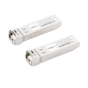 Transceptores Ópticos Bidireccionales SFP+ (Mini-Gbic) / Monomodo 1270 & 1330 nm / 10 Gbps / 10GBASE-BX / Conector LC/UPC Simplex / DDM / Hasta 60 km / 2 Piezas