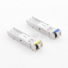 Transceptores Ópticos Bidireccionales SFP (Mini-Gbic) / Monomodo 1310 & 1550 nm / 1.25 Gbps / 1000BASE-BX / Conector LC/UPC Simplex / DDM / Hasta 10 km / 2 Piezas