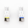 Transceptores Ópticos Bidireccionales SFP (Mini-Gbic) / Monomodo 1310 & 1550 nm / 1.25 Gbps / 1000BASE-BX / Conector LC/UPC Simplex / DDM / Hasta 10 km / 2 Piezas