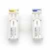 Transceptores Ópticos Bidireccionales SFP (Mini-Gbic) / Monomodo 1310 & 1550 nm / 1.25 Gbps / 1000BASE-BX / Conector LC/UPC Simplex / DDM / Hasta 20 km / 2 Piezas