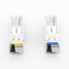 Transceptores Ópticos Bidireccionales SFP (Mini-Gbic) / Monomodo 1310 & 1550 nm / 1.25 Gbps / 1000BASE-BX / Conector LC/UPC Simplex / DDM / Hasta 3 km / 2 Piezas