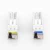 Transceptores Ópticos Bidireccionales SFP (Mini-Gbic) / Monomodo 1310 & 1550 nm / 1.25 Gbps / 1000BASE-BX / Conector LC/UPC Simplex / DDM / Hasta 5 km / 2 Piezas Transceptores Ópticos Bidireccionales SFP (Mini-Gbic) / Monomodo 1310 & 1550 nm / 1.25 Gbps / 1000BASE-BX / Conector LC/UPC Simplex / DDM / Hasta 5 km / 2 Piezas