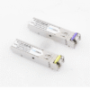 Transceptores Ópticos Bidireccionales SFP (Mini-Gbic) / Monomodo 1490 & 1550 nm / 1.25 Gbps / 1000BASE-BX / Conector LC/UPC Simplex / DDM / Hasta 60 km / 2 Piezas