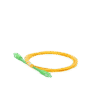 Jumper de Fibra Óptica Monomodo SC/APC-SC/APC Simplex de 3 metros, 2mm