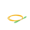 Jumper de Fibra Óptica Monomodo SC/APC-SC/APC Simplex de 3 metros, 2mm